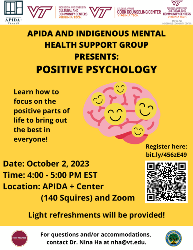 APIDA Mental Health Support Group October 2