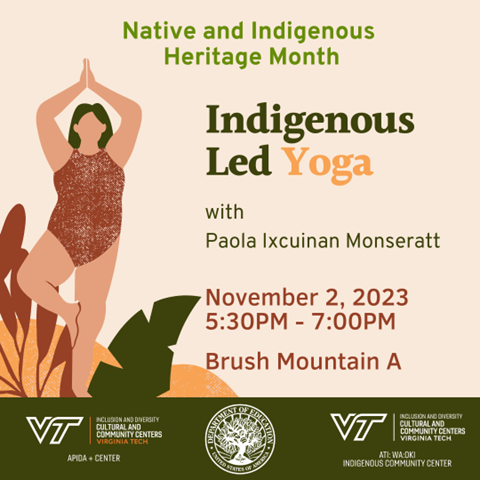 Ati: Wa:Oki Indigenous Community Center and APIDA + Wellness Event: Yoga