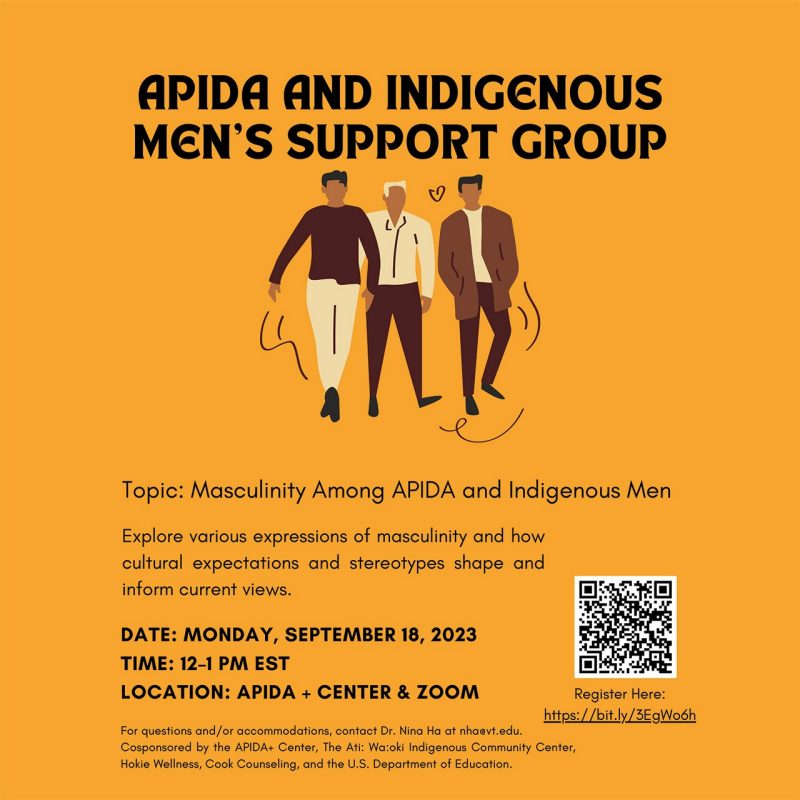 APIDA and Indigenous Mens Support Group APIDA and Indigenous Mens Support Group