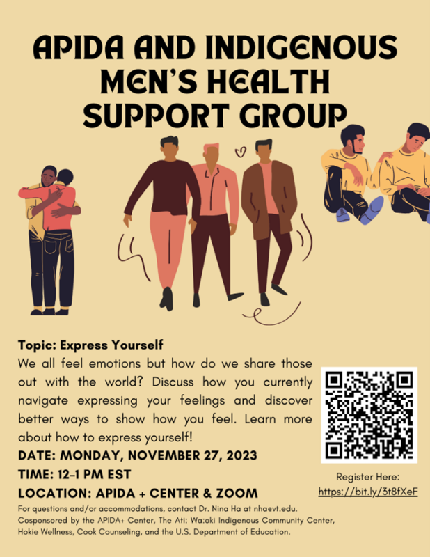 APIDA and Indigenous Men’s Support Group APIDA and Indigenous Men’s Support Group