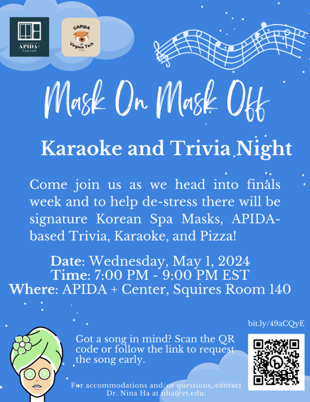 Mask On Mask Off May 2nd at 7pm Mask On Mask Off May 2nd at 7pm