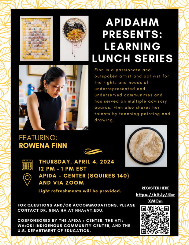 Learning Lunch April 2024 Rowena Finn Learning Lunch April 2024 with Rowena Finn