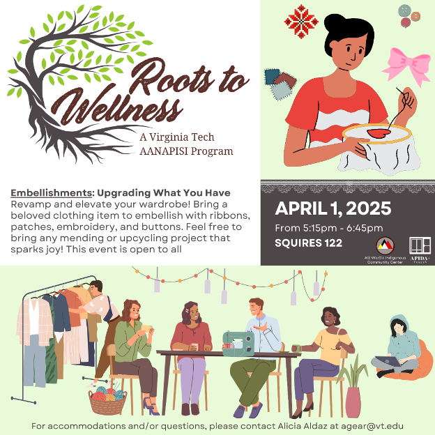 ICC ROOTS TO WELLNESS Flyer for ICC ROOTS TO WELLNESS - April 1
