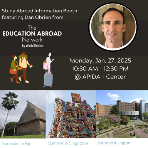 Study Abroad - Jan. 27 The Education Abroad Network Flyer for event on January 27