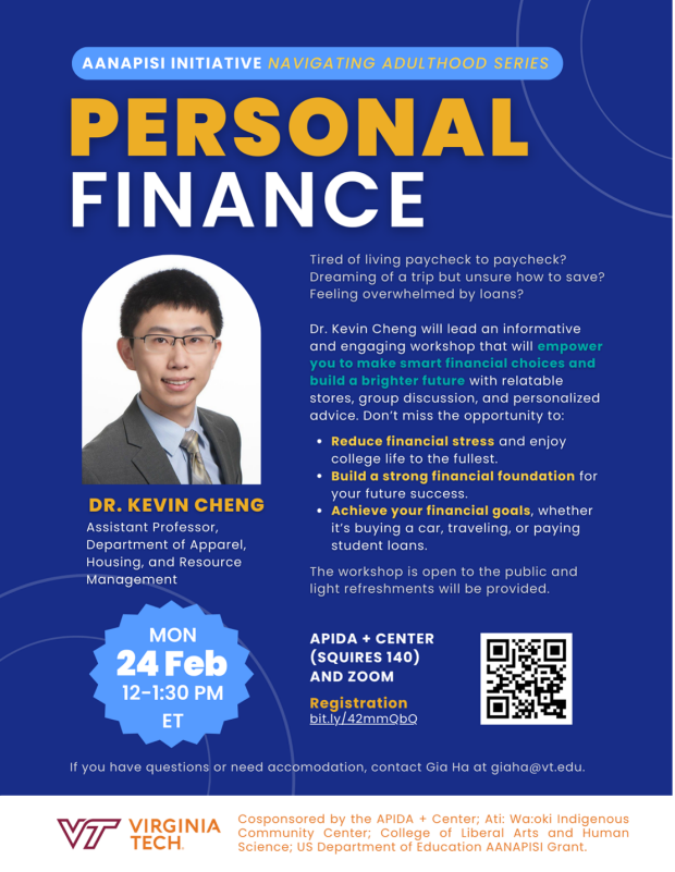 Navigating Adulthood: Personal Finance Flyer for Navigating Adulthood: Personal Finance - February 24