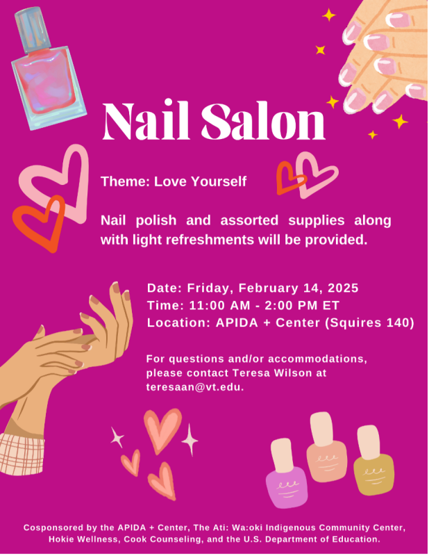 Nail Salon: Love Yourself Flyer for Nail Salon: Love Yourself - February 13