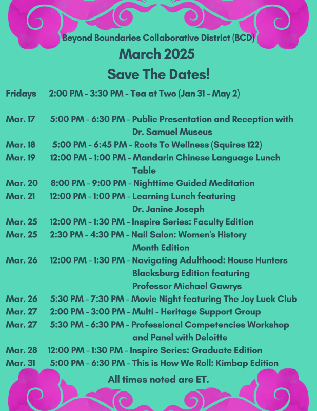ICC ROOTS TO WELLNESS Flyer for ICC ROOTS TO WELLNESS