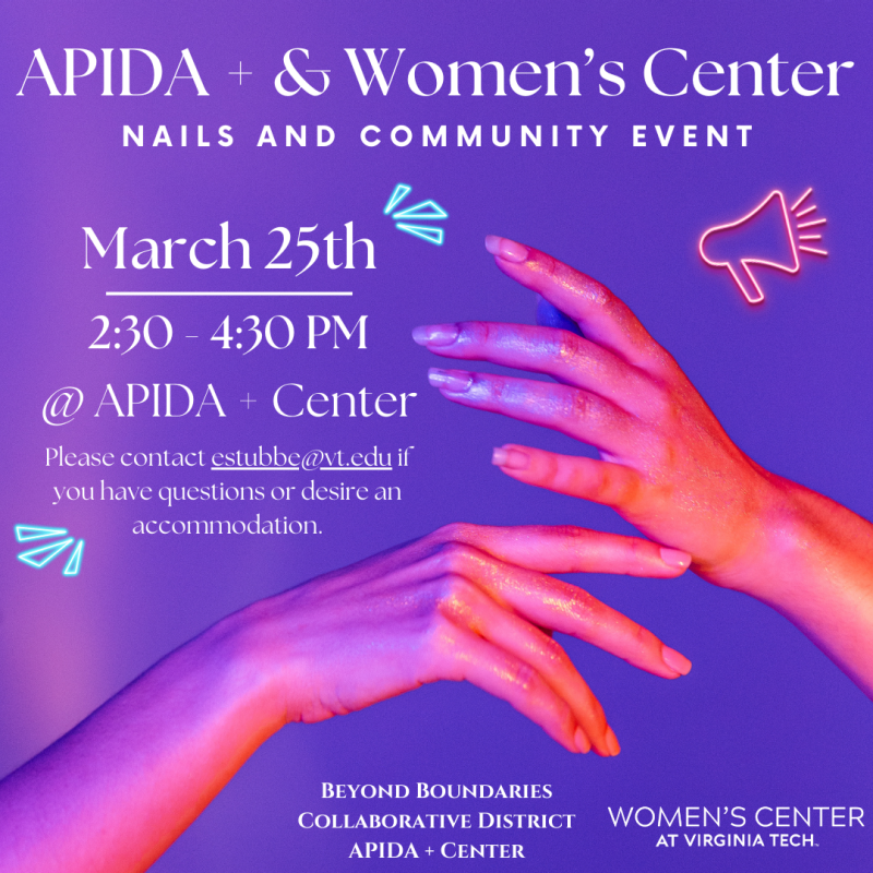 Nail Salon: Women’s History Month Edition Flyer for Nail Salon: Women’s History Month Edition - March 25