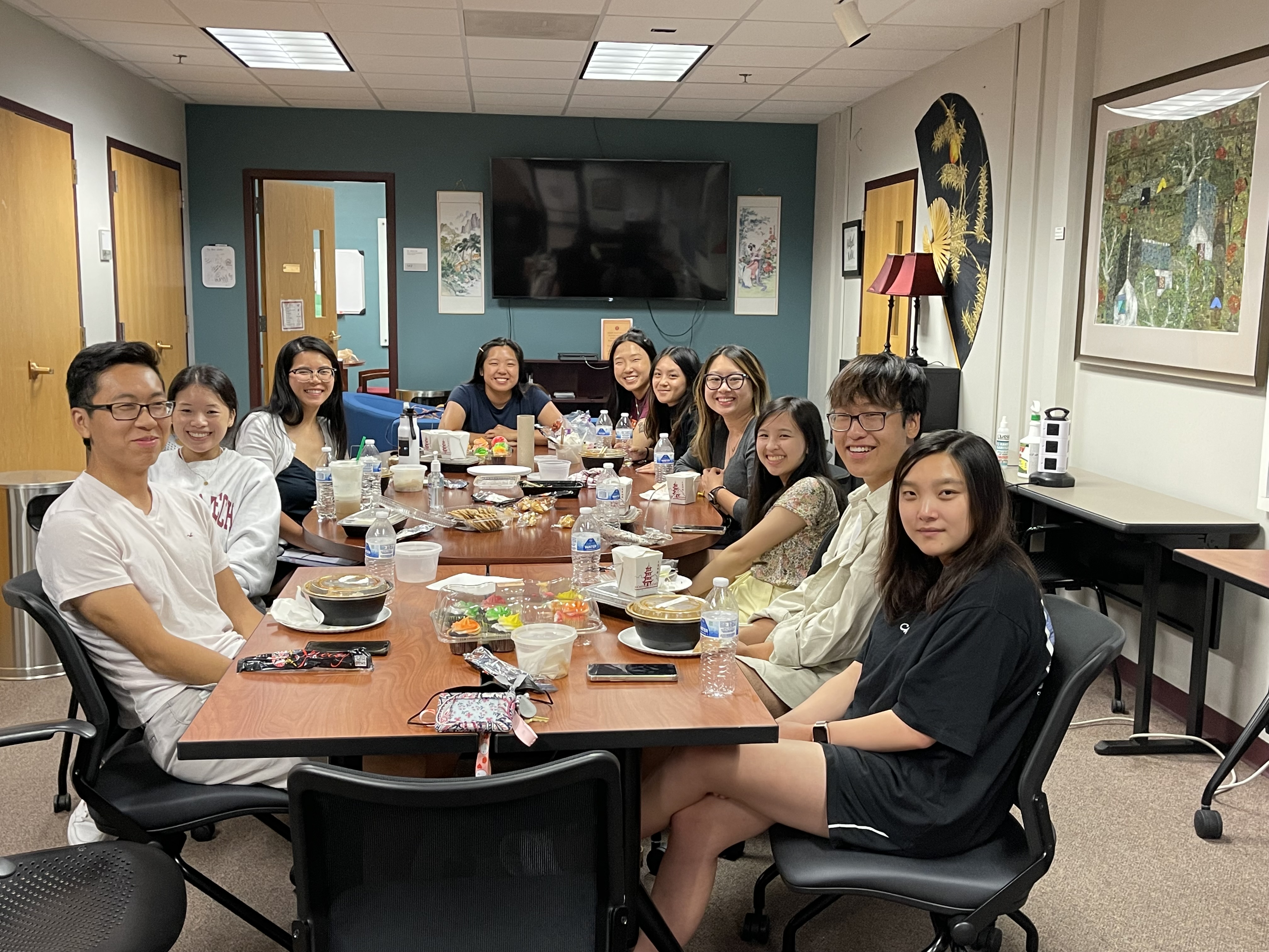 Dinner at the ACEC with the 2021-2022 AASU Executive Board Members 