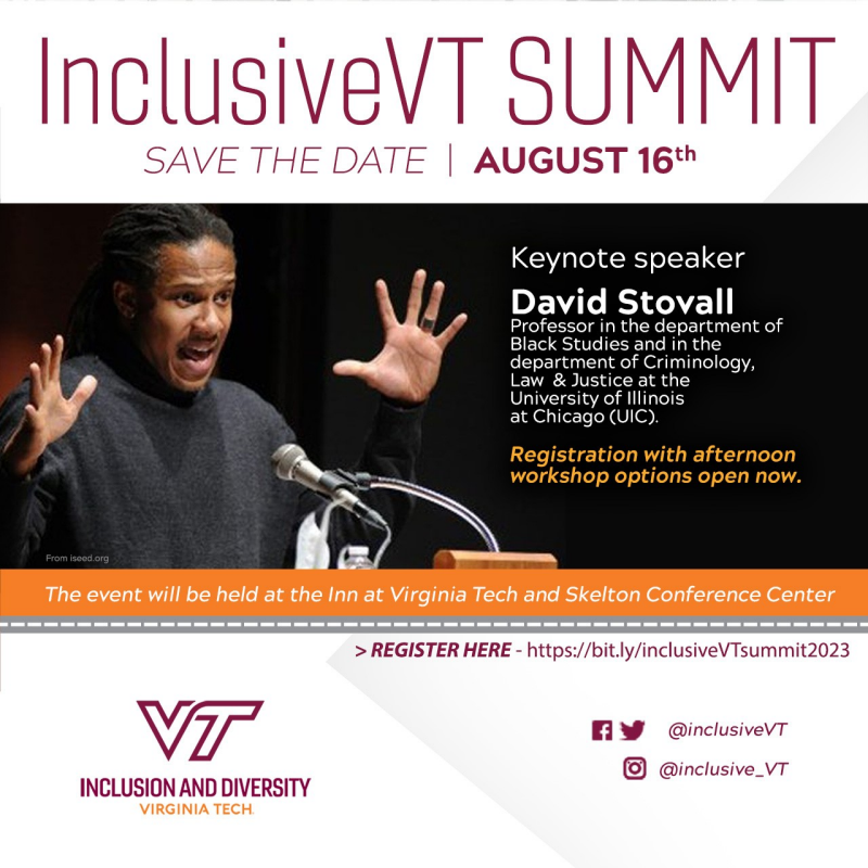 The InclusiveVT Summit 2022 Flyer