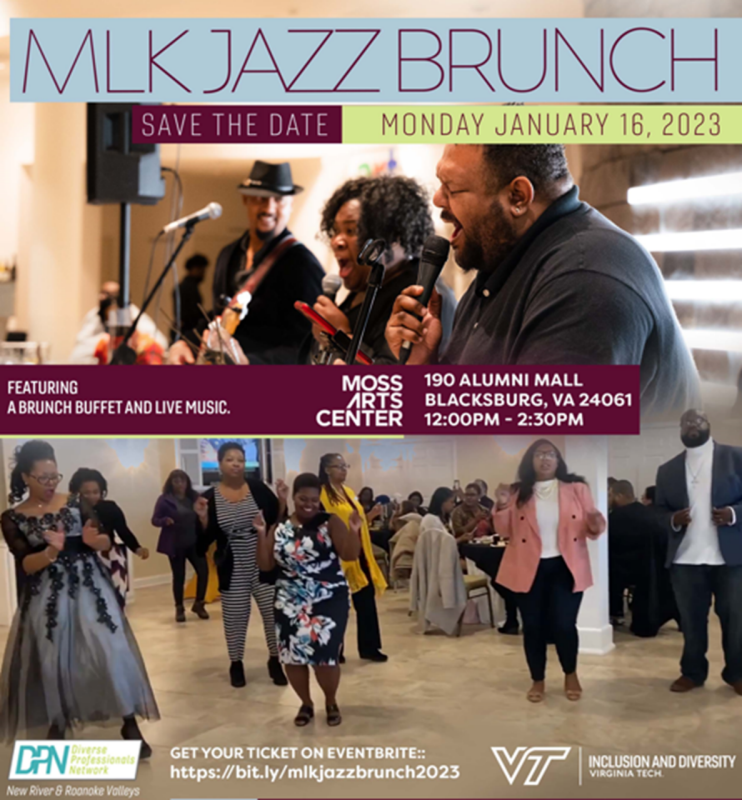 MLK Jazz Brunch 2023 flyer